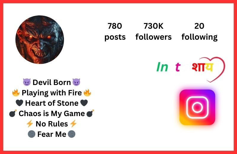 Devil Bio For Instagram