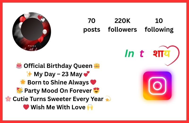 Birthday Bio For Instagram