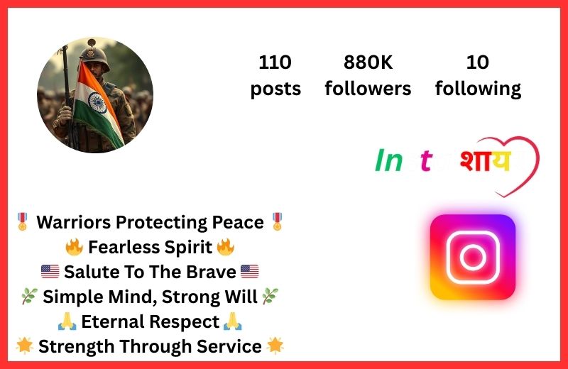 Army Bio For Instagram For Boy