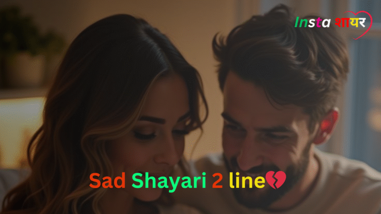 दो लाइन सैड शायरी-Best 70+Sad Shayari 2 line💔